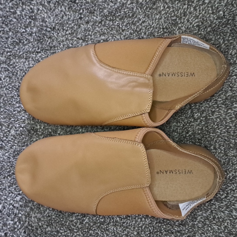 Weissman Dance Tan Jazz Shoes